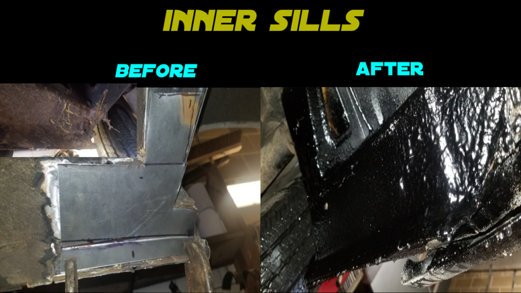 Inner sills welding repair